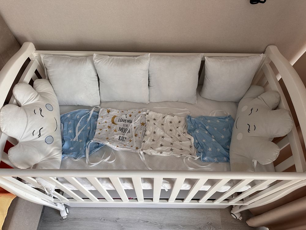 Дитяче ліжко Верес ЛД6 + матрас та подушки