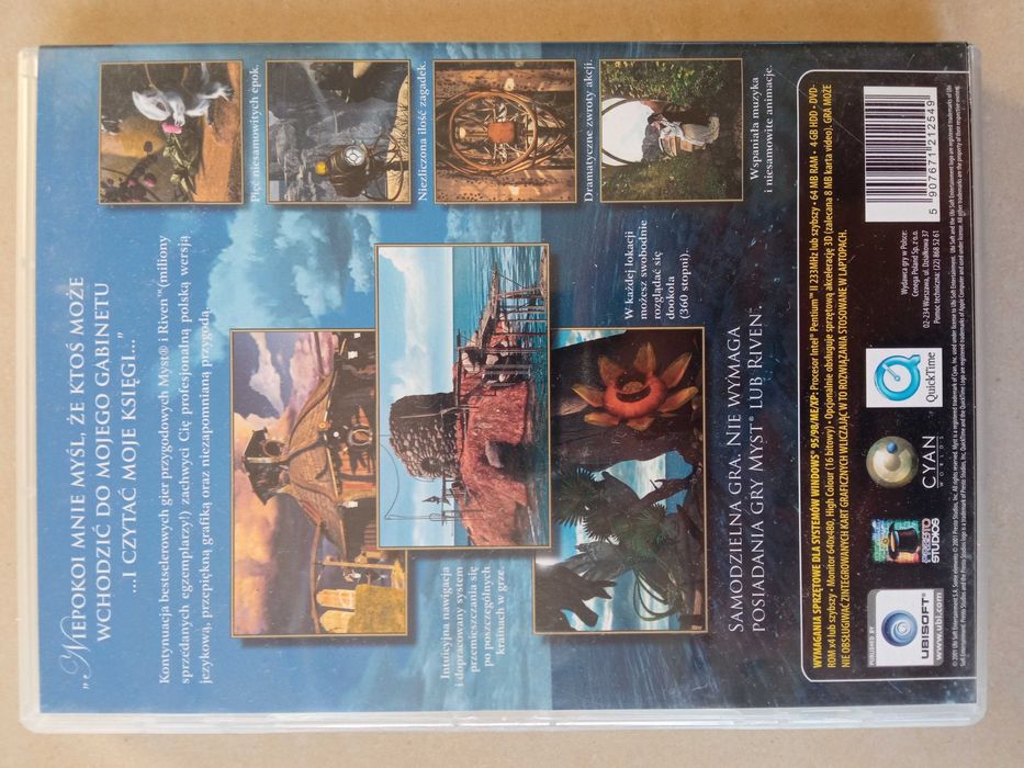 Myst III 3 Exile gra komputerowa na PC Sprawna