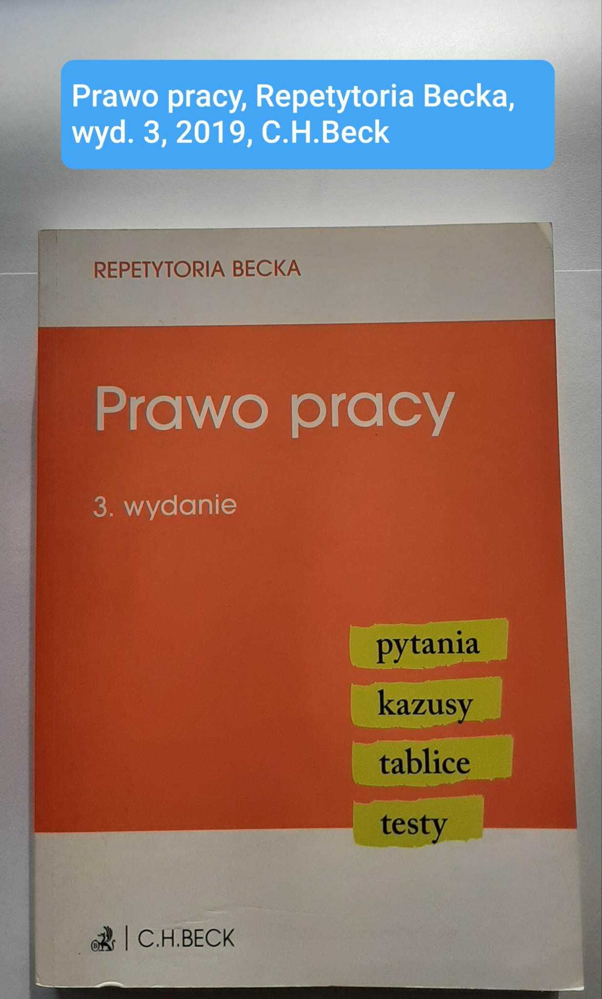 Prawo pracy, Repetytoria Becka wyd. 3