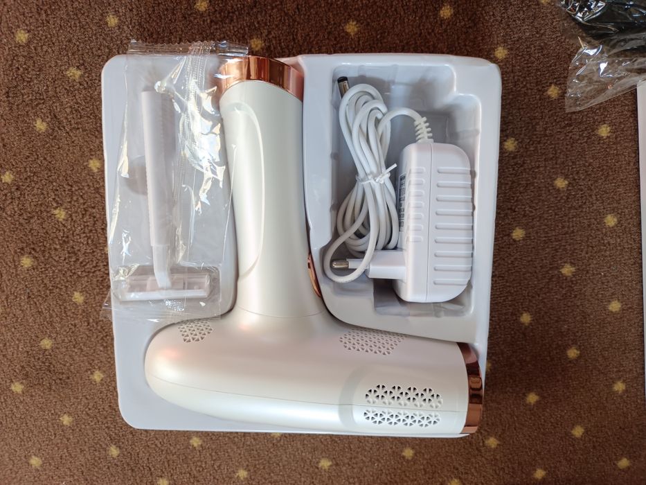 Laser IPL Hair Removal do trwałego usuwania owłosienia, zestaw