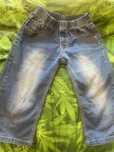 Spodenki chłopięce roz 146-152 na gumce jeans
