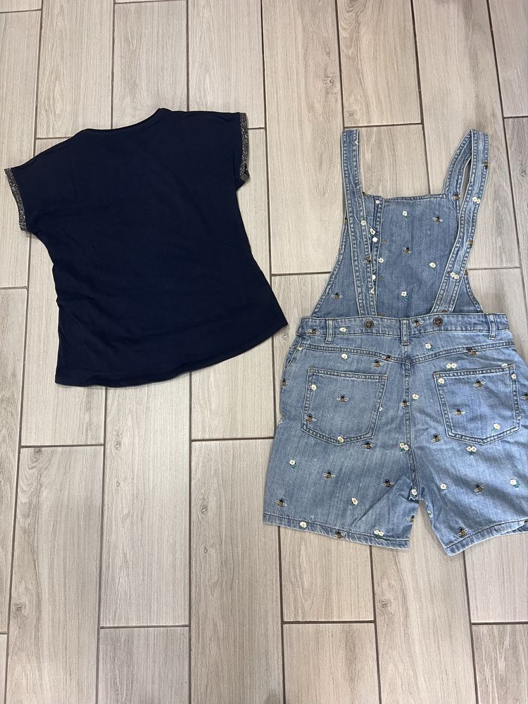 Комбінезон-шорти M&S,футболка 12-13 р,152-158 р