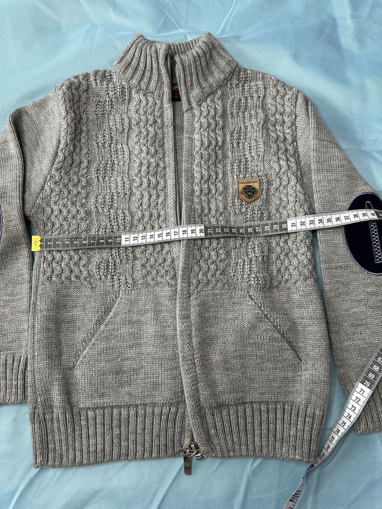 Серый свитер для мальчика новый кофта джемпер