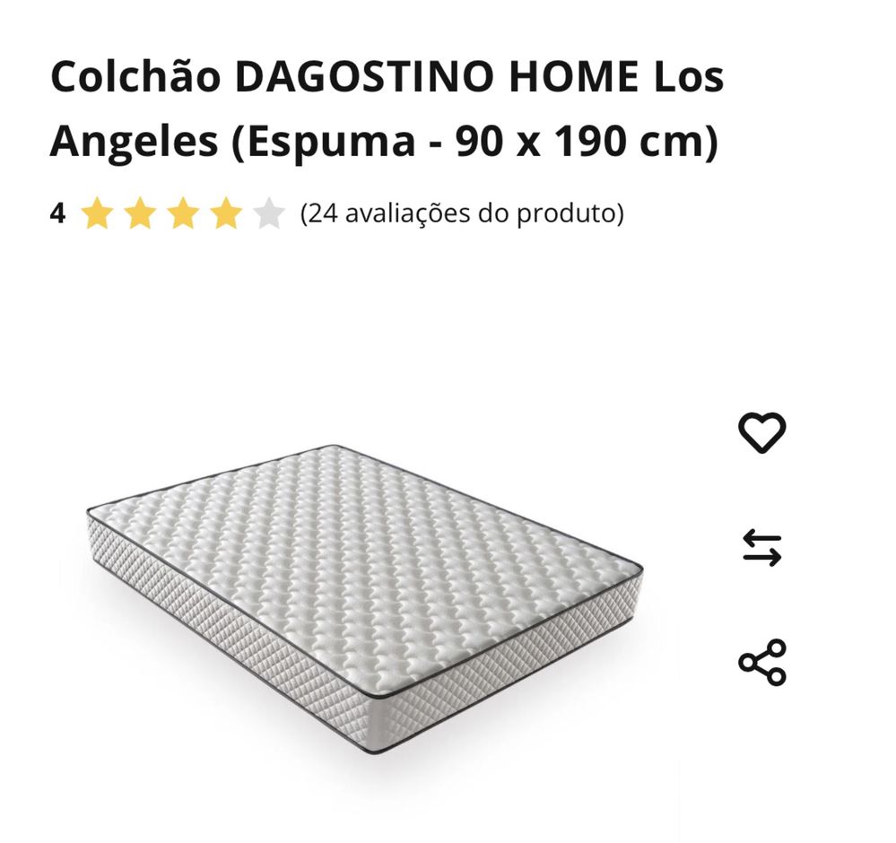 Cama dupla com colchoes incluidos