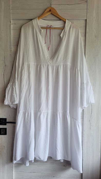 Sukienka zwiewna big size made in Italy