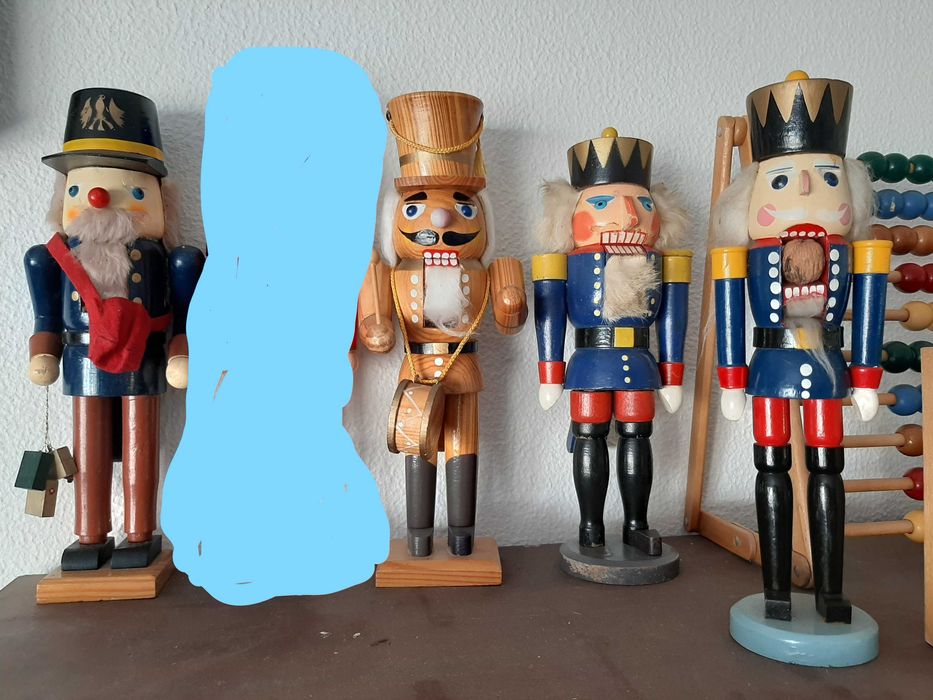 Quebra nozes em madeira vintage