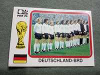 Cromo Panini World Cup Story da Seleção Alemã Mundial 74