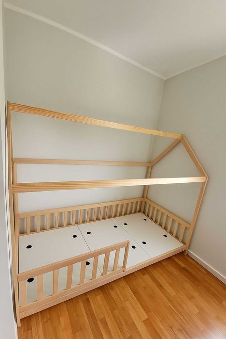 Cama Montessori para Criança – Madeira Natural
