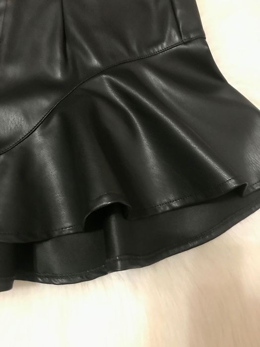 Шорти шкіряні plt 34 36 міні шорти мини шорты