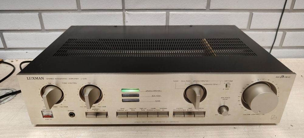 Wzmacniacz LUXMAN L-230. Duo B circuit. Audiofilski
