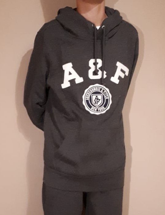 Abercrombie bluza męska r XS ciemnoszara