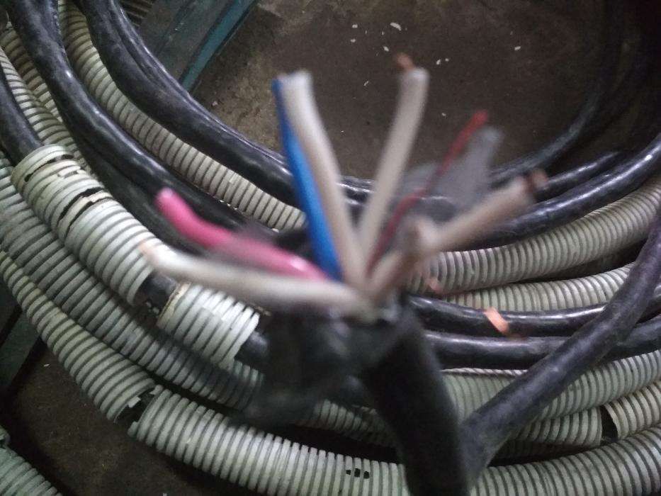 Кабель ВВГ 7х1,5мм, ПВС б/у