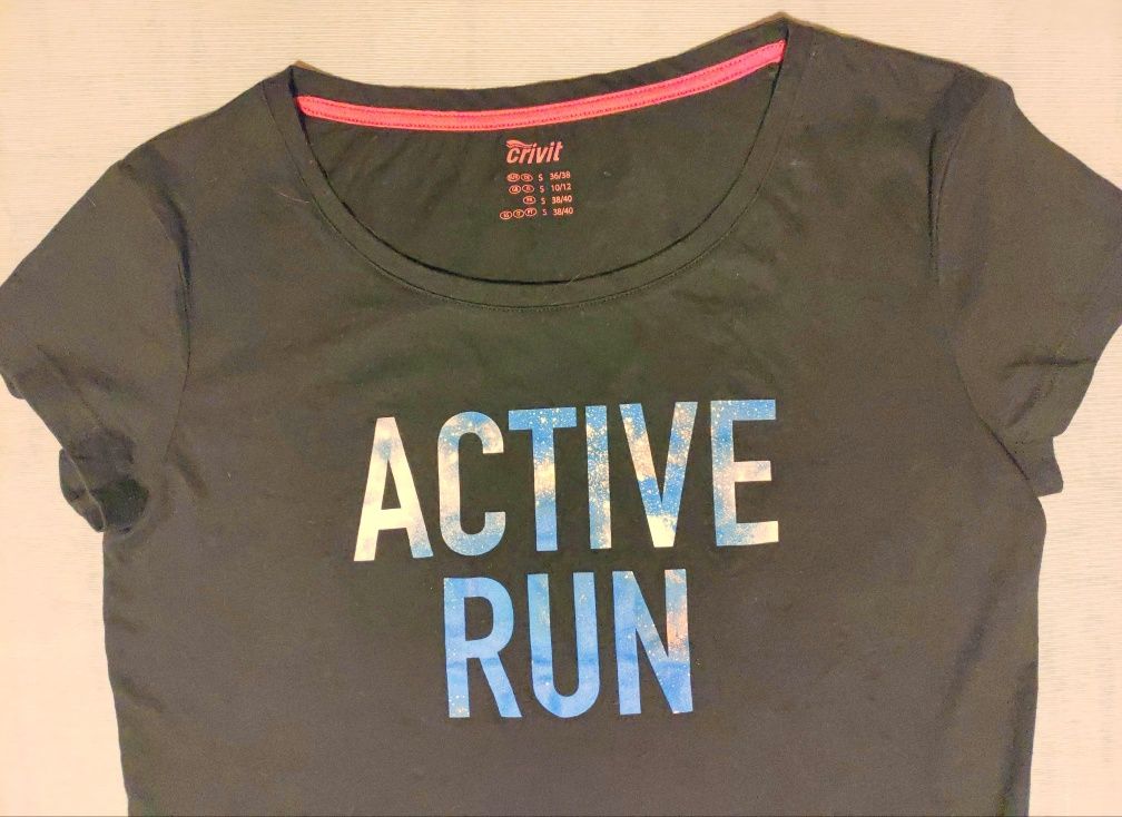 T-shirt z napisem Active Run