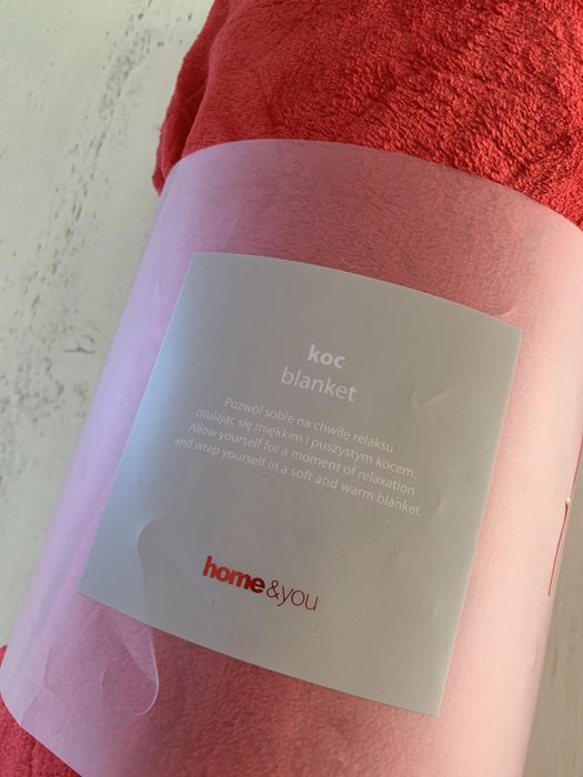 Koc Home&You - czerwony