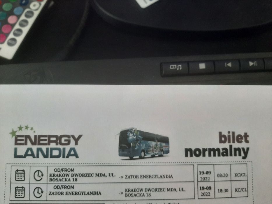 Bilet autokar autobus energylandia