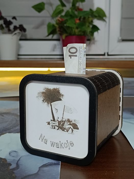 Skatbonka z nadrukiem "Na wakacje"