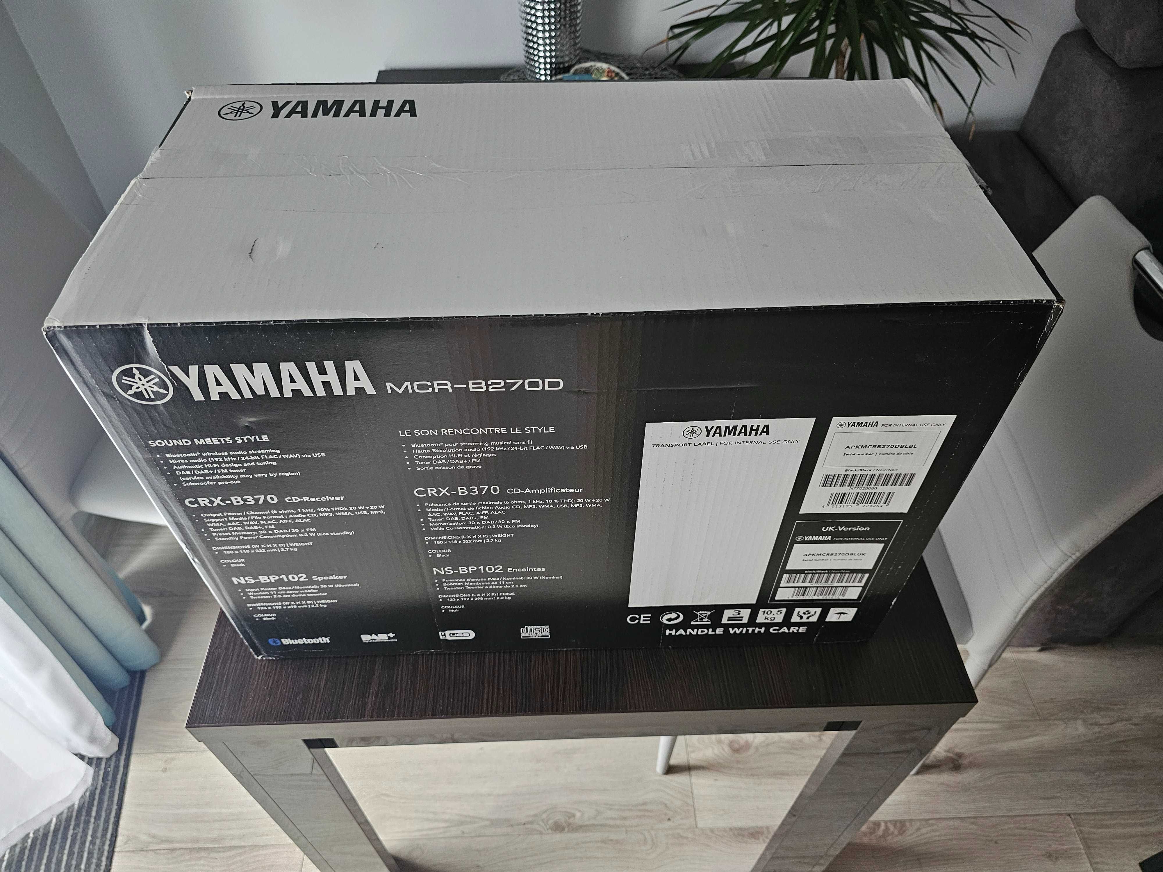 Wieża YAMAHA MCR-B270D Pianocraft nowa