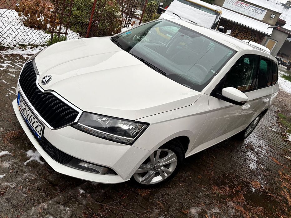 Skoda Fabia 1.0MPI 75KM VAN Homologacja N1 1WŁ Pełne ASO Super Stan FV23%