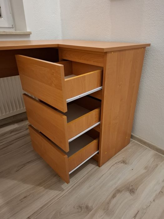 Biurko narożne olcha