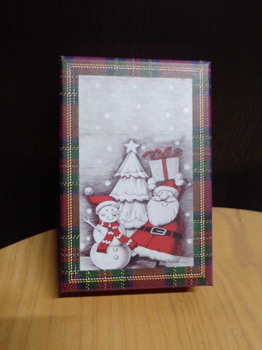 Caixa de Natal vermelha