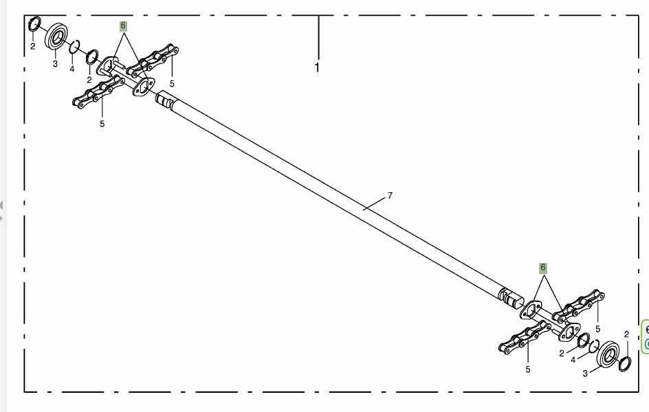 Spinka łańcucha komory Krone Combi Pack 1250. 922.00.70