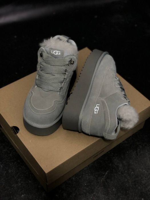 Кроссовки UGG Lowmel Australia Угг овчина, натуральный замш Уггі