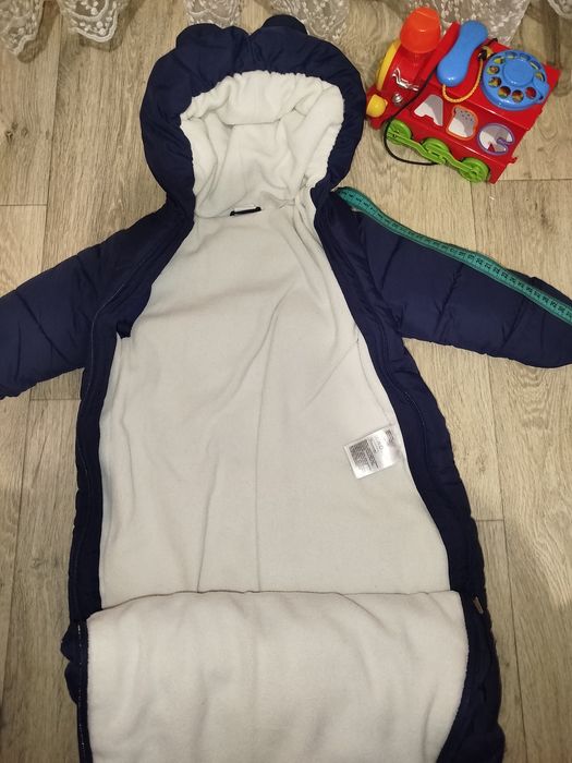 Теплий зимовий конверт /комбінезон H&M для немовляти