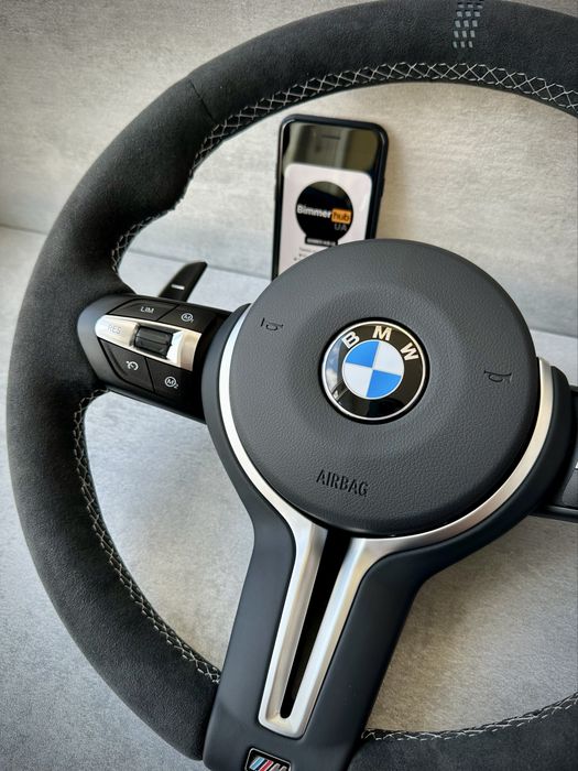 М руль BMW CS алькантара/карбон f10 f15 f25 f30 f32 f20 f01