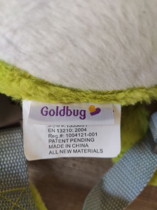 Goldbug szelki smycz plecak z maskotką sowa
