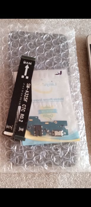 Нижняя плата и шлейф на Самсунг А22