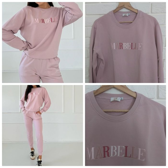 Bluza bez kaptura pudrowy róż viral Marbelle M L