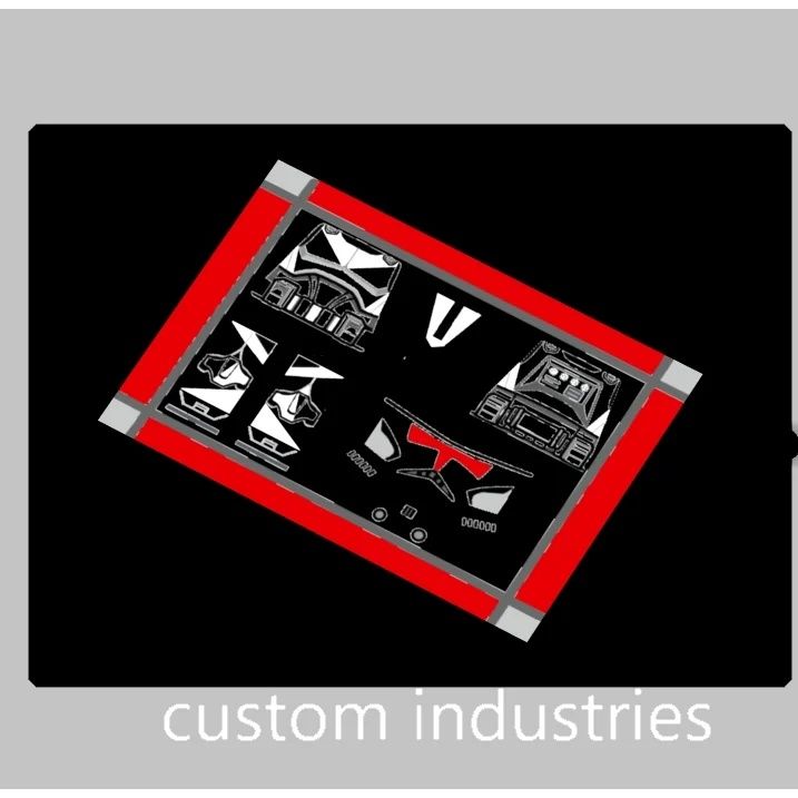 Kalkomania custom industries shadow/purge