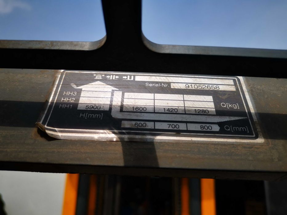 Wózek widłowy Jungheinrich ETV ETM 216 nowa bateria 48/775AH