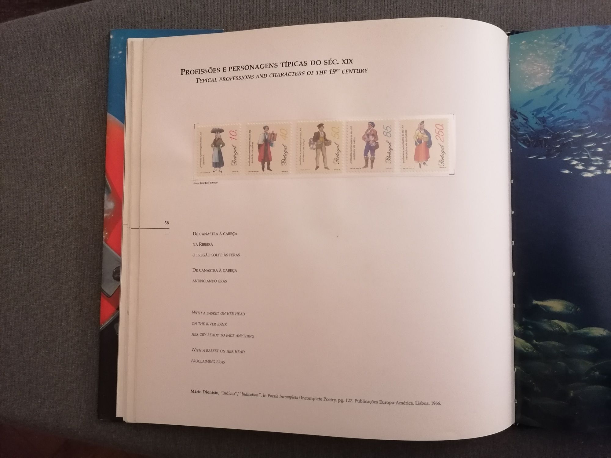 Livro bilingue e numerado Portugal em Selos 1998