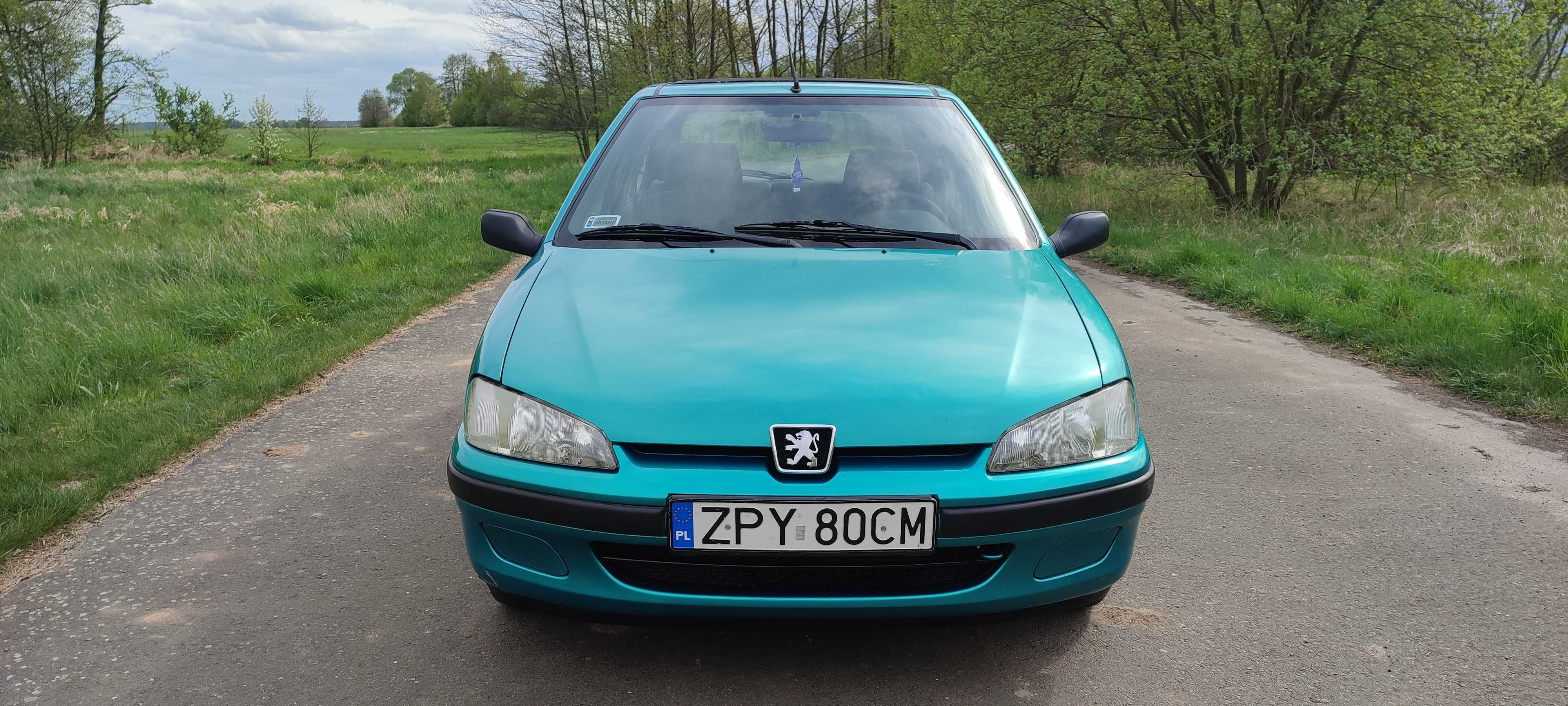 Peugeot 106  1.0i  *5 DRZWI* szyberdach, el. szyby. Zarejestrowany