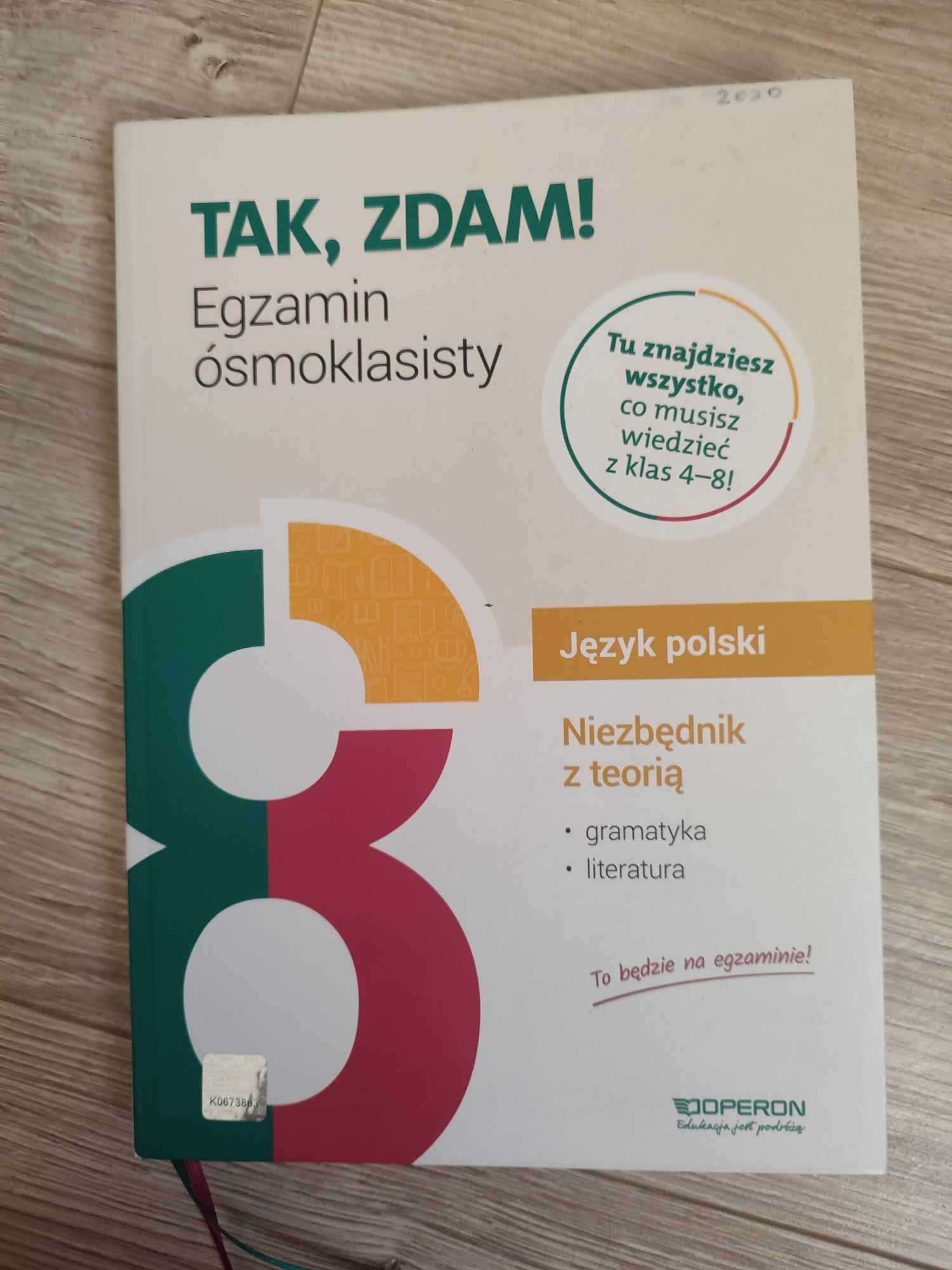 Podręcznik 2022 j.polski + ćwiczenia GRATIS E8
