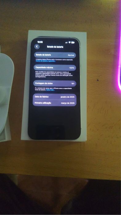 Iphone 16e novo branco