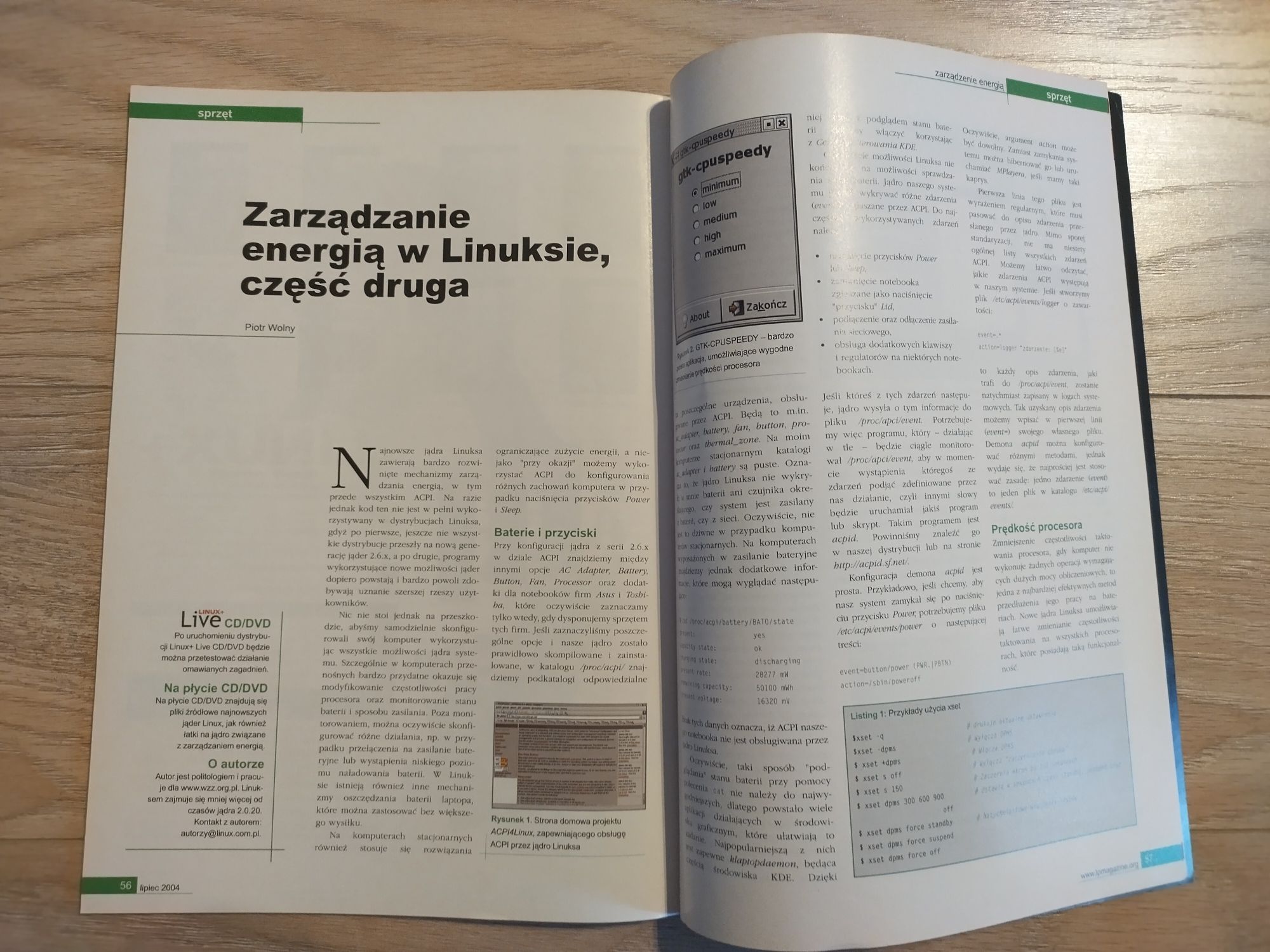 Magazyn czasopismo Linux 5/2004