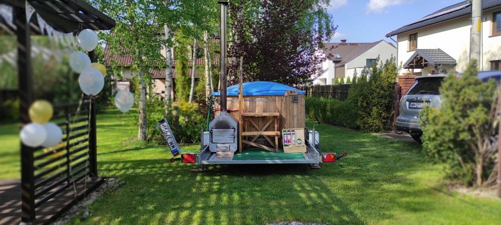Sauna Mobilna + Jacuzzi Mobilne/ zestaw PROMOCJA
