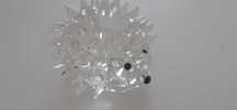 Ouriço Swarovski em Cristal