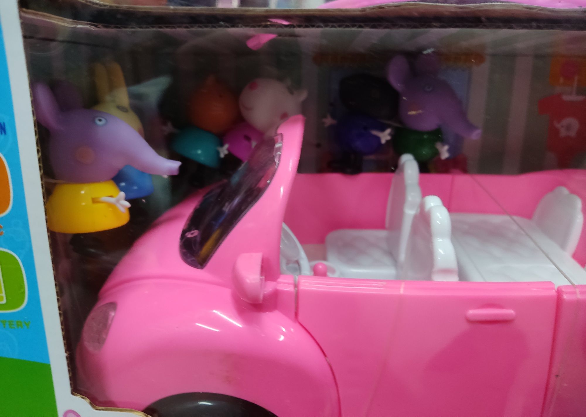Машина з героями Peppa Pig Свинка Пеппа музика світло Супер набор