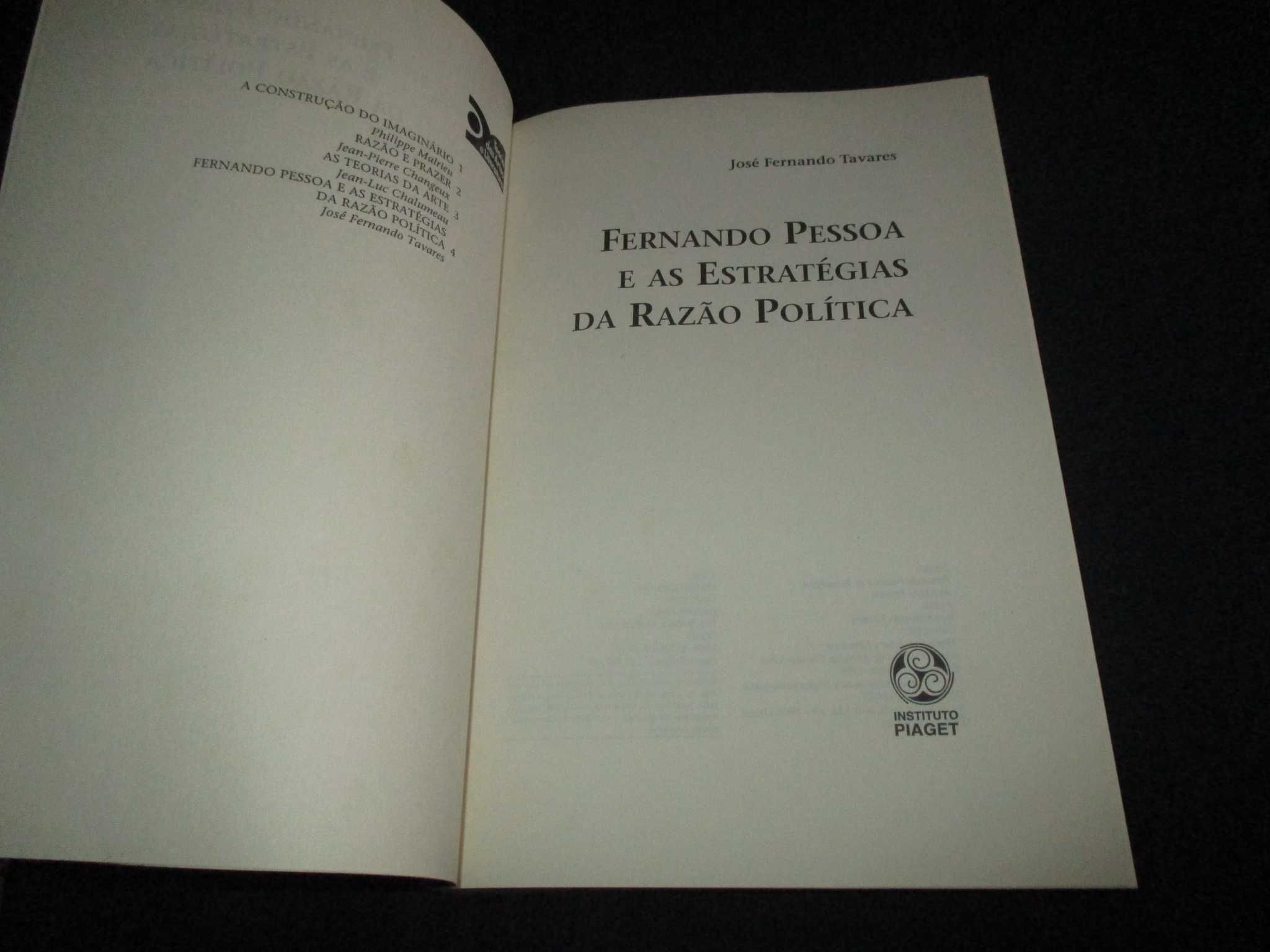 Livro Fernando Pessoa e as Estratégias da Razão Política