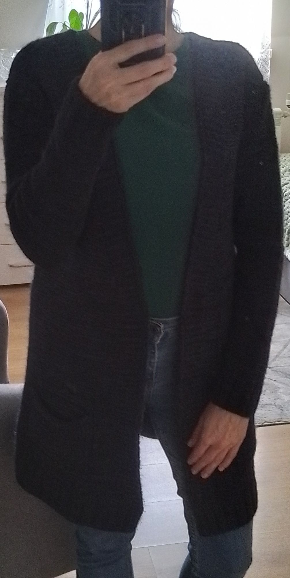 Sweter kardigan damski roz. S/M
