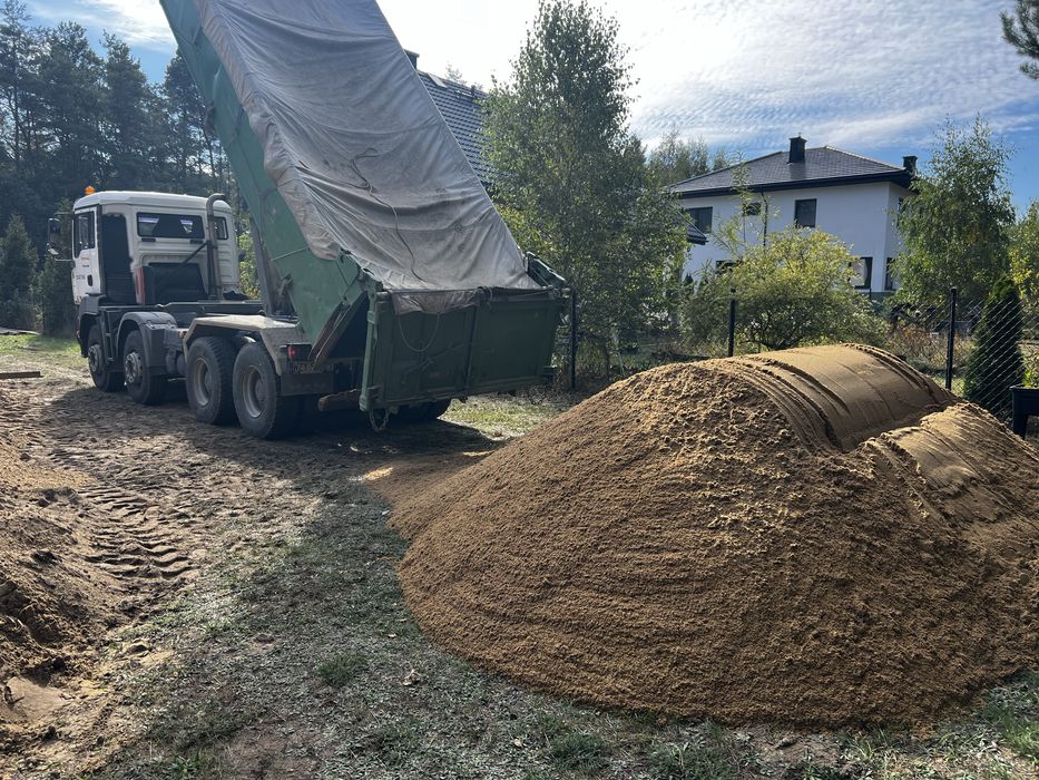 Piasek,kruszywa,ziemia ogrodowa