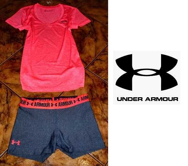 UNDER ARMOUR komplet dres ORYGINAŁ spodenki i bluzka r S 36 NOWOŚĆ