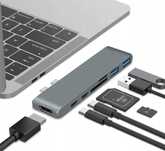 Adapter HUB Przejściówka USB-C USB Thunderbolt HDMI 4K do MACBOOKA