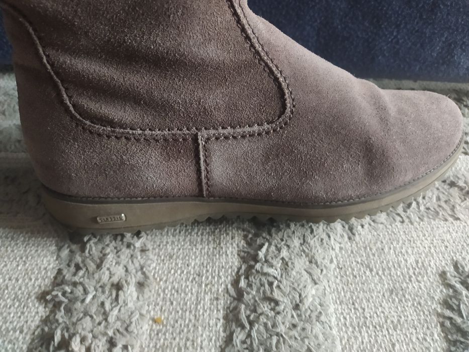 Жіночі чоботи, натуральна замша, 39 р.