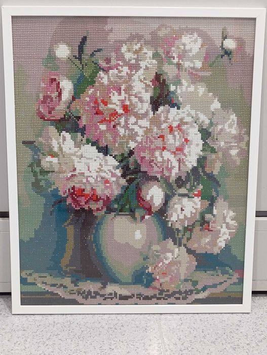 Gotowy Obraz W Ramie Ze Szkłem - Haft Diamentowy 40x50 cm