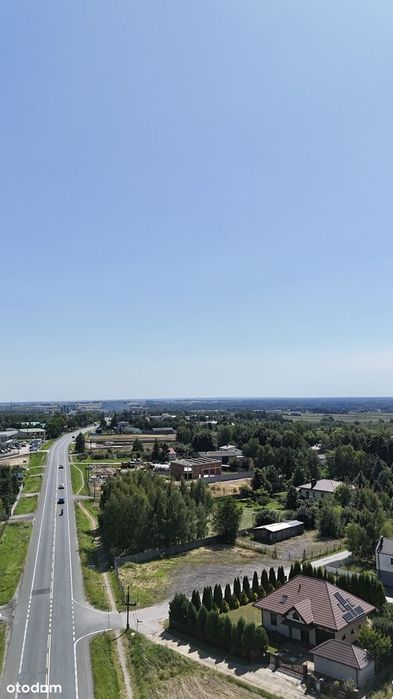 Działka przy głównej drodze - Opatówek