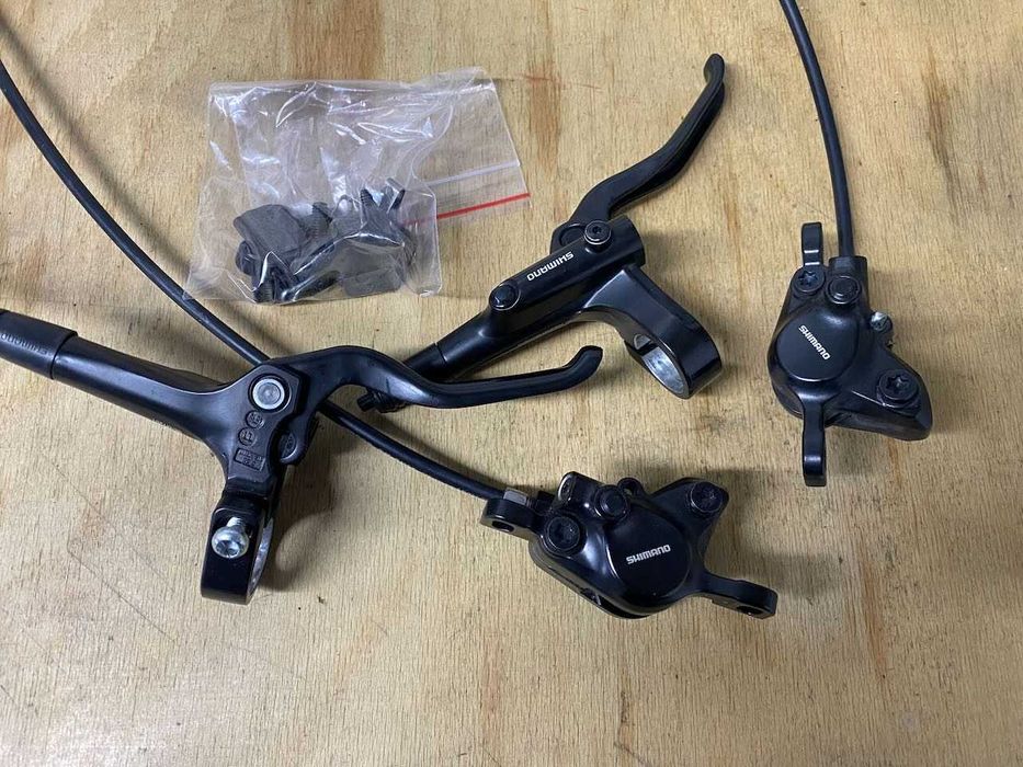 Hamulce hydrauliczne Shimano MT201 – komplet przód i tył